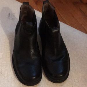 Men’s, black leather, ankle boots - Clark’s